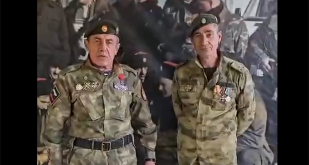Обращение бойцов из Крымска. 20 мая 2025 г. Скриншот видео https://vk.com/video-200432135_456252879